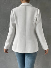 Load image into Gallery viewer, Lapel Collar Long Sleeve Blazer with Pockets
