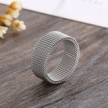 Load image into Gallery viewer, Weave Stainless Steel Ring
