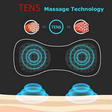 Load image into Gallery viewer, Portable Mini Electric Neck Back Body Massager Cervical Massage Stimulator Pain Relief Massage Patch With USB Charging Cable
