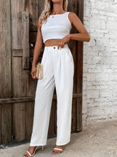 Load image into Gallery viewer, Wide Leg Pants with Pockets
