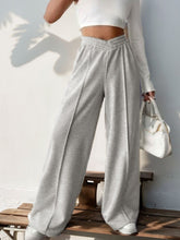 Load image into Gallery viewer, Perfee Elastic Waist Wide Leg Pants
