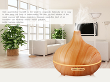 Load image into Gallery viewer, Ultrasonic Aroma Diffuser Humidifier Wood Grain
