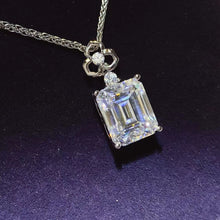 Load image into Gallery viewer, 5 Carat Moissanite 925 Sterling Silver Necklace
