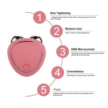 Load image into Gallery viewer, Portable Facial Micro-current Beauty Instrument For Lifting Thinning And Reducing Edema With Double Roller Massager
