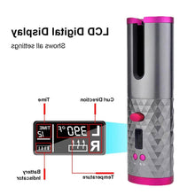 Load image into Gallery viewer, Cordless Automatic Hair Curler Iron Wireless Curling Iron
