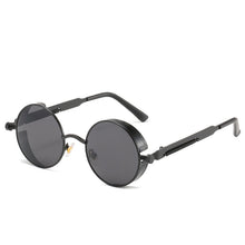 Load image into Gallery viewer, Round Frame Retro Frame Punk Sunglasses Trendy Sunglasses Color Lens HD Sunglasses
