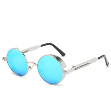 Load image into Gallery viewer, Round Frame Retro Frame Punk Sunglasses Trendy Sunglasses Color Lens HD Sunglasses
