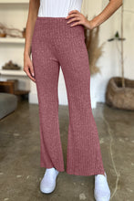 Load image into Gallery viewer, Ribbed High Waist Flare Pants
