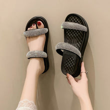 Load image into Gallery viewer, PU Leather Open Toe Platform Sandals
