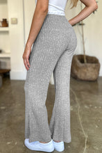 Load image into Gallery viewer, Ribbed High Waist Flare Pants
