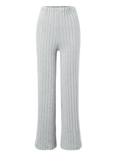 Load image into Gallery viewer, Ribbed Mock Neck Long Sleeve Top and Pants Set
