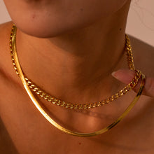 Load image into Gallery viewer, 18K Gold-Plated Double Layered Necklace
