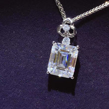 Load image into Gallery viewer, 5 Carat Moissanite 925 Sterling Silver Necklace
