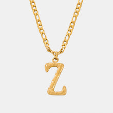 Load image into Gallery viewer, Titanium Steel Letter Pendant Necklace
