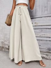 Load image into Gallery viewer, Honey Tied High Waist Wide Leg Pants
