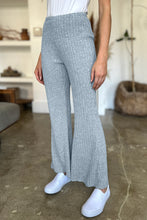 Load image into Gallery viewer, Ribbed High Waist Flare Pants
