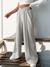 Load image into Gallery viewer, Perfee Elastic Waist Wide Leg Pants
