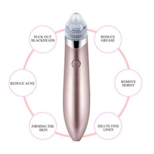 Load image into Gallery viewer, Electric Blackhead Vacuum Pore Cleaner Acne Pimple Remover Strong Suction Tool Electric Blackhead Remover Pore Vacuum Suction Diamond Dermabrasion Face Cleaner
