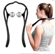 Load image into Gallery viewer, Plastic Pressure Point Therapy Neck Massageador Massagem Relieve Hand Roller Neck Massager For Neck Shoulder Trigger Point
