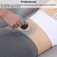 Load image into Gallery viewer, Muscle Massage Mini Pocket Electric Fascia Massage Back Neck Massager Gun For Body Deep Relief Pain Slimming Fascial Tool
