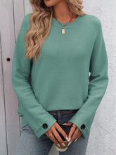 Load image into Gallery viewer, Round Neck Long Sleeve Sweater
