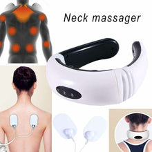 Load image into Gallery viewer, Electric Tens Unit Pulse Neck Massager Magnetic Pulse Therapy Vertebra Relax
