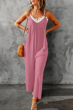 Load image into Gallery viewer, Spaghetti Strap Wide Leg Jumpsuit
