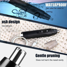 Load image into Gallery viewer, Electric Nose Ear Hair Trimmer Eyebrow Shaver Nose Hair Clipper Groomer For MEN
