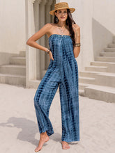 Load image into Gallery viewer, Tied Tube Wide Leg Jumpsuit
