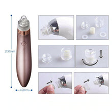 Load image into Gallery viewer, Electric Blackhead Vacuum Pore Cleaner Acne Pimple Remover Strong Suction Tool Electric Blackhead Remover Pore Vacuum Suction Diamond Dermabrasion Face Cleaner
