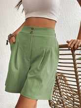 Load image into Gallery viewer, High Waist Shorts with Pockets
