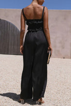 Load image into Gallery viewer, Ruffled Sleeveless Top and Wide Leg Pants Set
