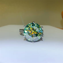 Load image into Gallery viewer, 10 Carat Moissanite 925 Sterling Silver Ring
