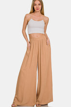 Load image into Gallery viewer, Zenana Pleated Linen Blend Wide Leg Pants
