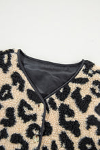 Load image into Gallery viewer, Leopard Button Up Vest Coat
