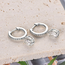 Load image into Gallery viewer, 3 Carat Moissanite 925 Sterling Silver Earrings
