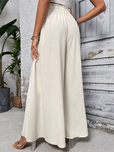 Load image into Gallery viewer, Honey Tied High Waist Wide Leg Pants
