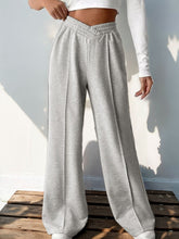 Load image into Gallery viewer, Perfee Elastic Waist Wide Leg Pants
