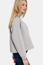 Load image into Gallery viewer, Zenana Round Neck Raglan Sleeve Top and Elastic Waist Pants Set
