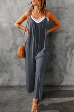 Load image into Gallery viewer, Spaghetti Strap Wide Leg Jumpsuit
