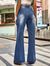 Load image into Gallery viewer, High Rise Bootcut Jeans with Pockets
