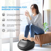 Load image into Gallery viewer, Foot Massager Machine With Heat And Massage Gifts For Men And Women Shiatsu Deep Kneading Electric Feet Massager For Home And Office Use
