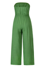 Load image into Gallery viewer, Tied Cutout Tube Wide Leg Jumpsuit
