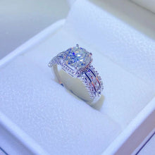 Load image into Gallery viewer, 2 Carat Moissanite 925 Sterling Silver Ring
