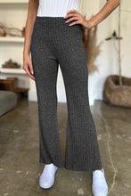 Load image into Gallery viewer, Ribbed High Waist Flare Pants
