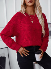 Load image into Gallery viewer, Round Neck Long Sleeve Sweater
