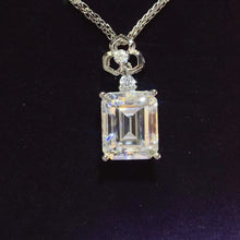 Load image into Gallery viewer, 5 Carat Moissanite 925 Sterling Silver Necklace
