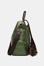 Load image into Gallery viewer, PU Leather Large Backpack Bag
