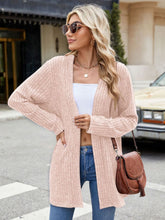 Load image into Gallery viewer, Open Front Long Sleeve Cardigan
