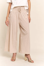 Load image into Gallery viewer, J.NNA Smocked Waist Boho Wide Leg Pants with Pockets
